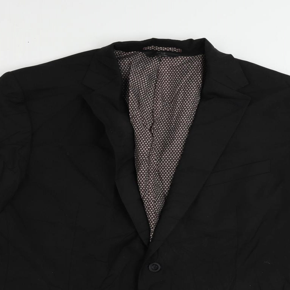 Mens UK Size 44 Marks and Spencer Regular Black Suit Jacket