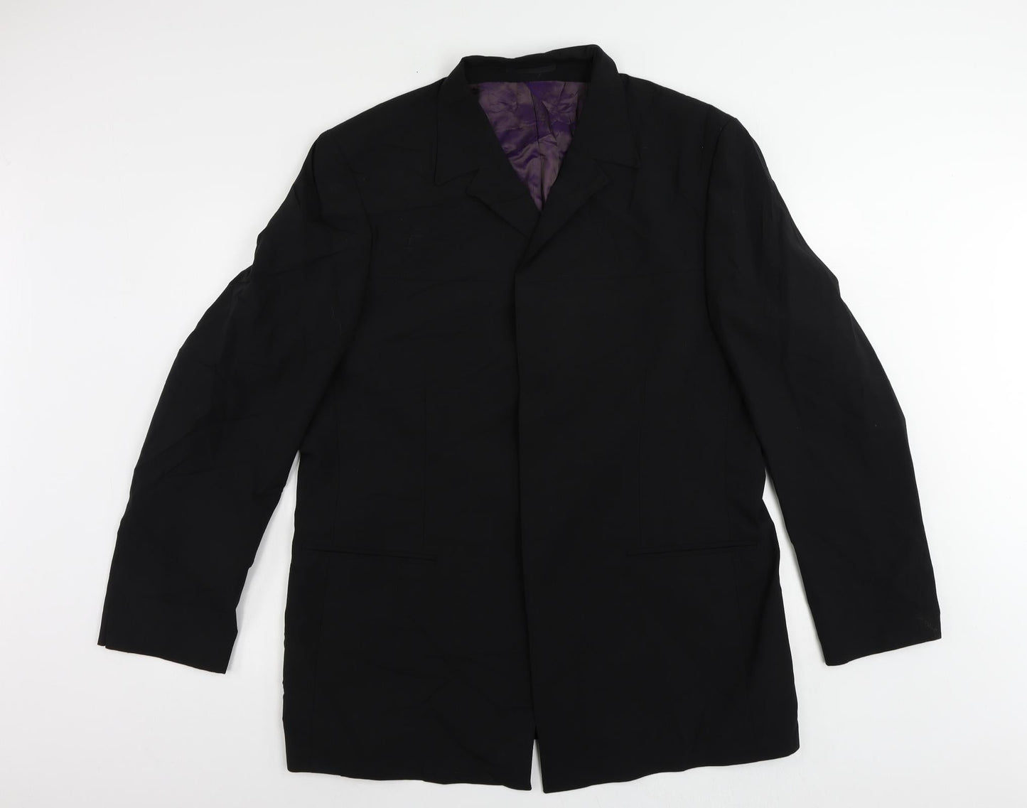 Mens UK Size 44 River Island Regular Blue Suit Jacket