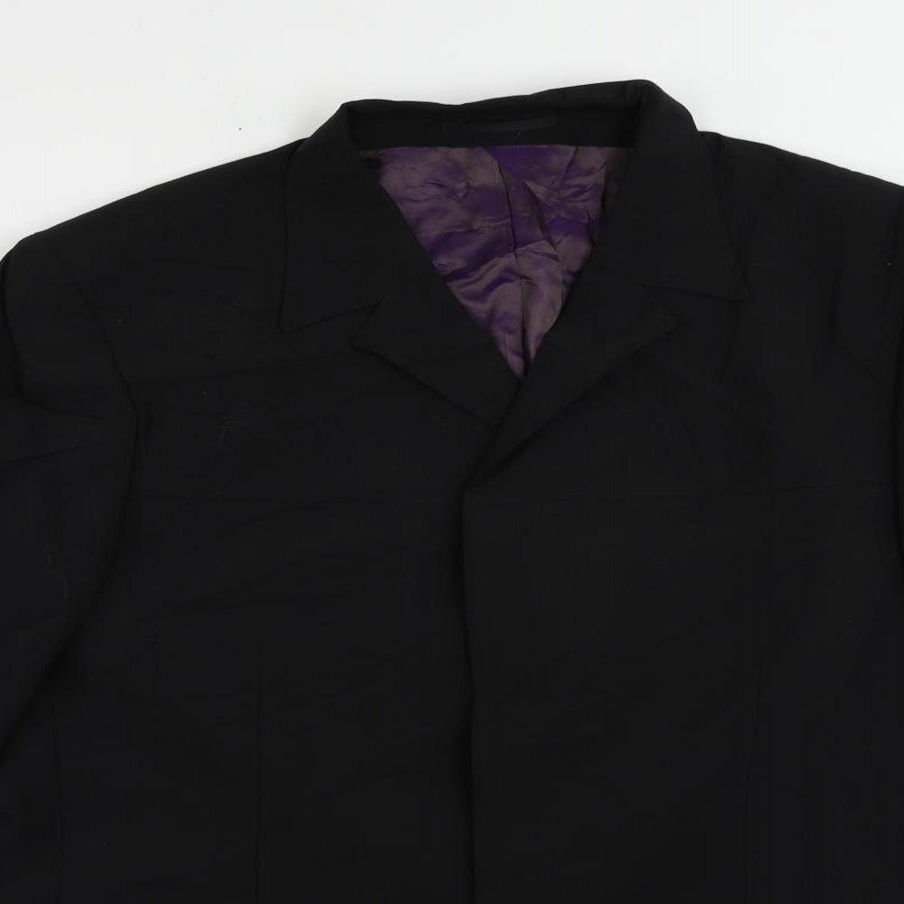 Mens UK Size 44 River Island Regular Blue Suit Jacket