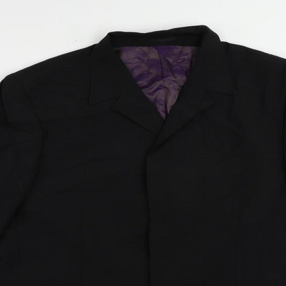 Mens UK Size 44 River Island Regular Blue Suit Jacket