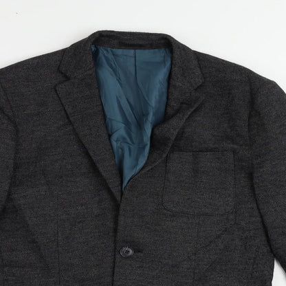 Mens UK Size 36 Selected Homme Regular Grey Suit Jacket