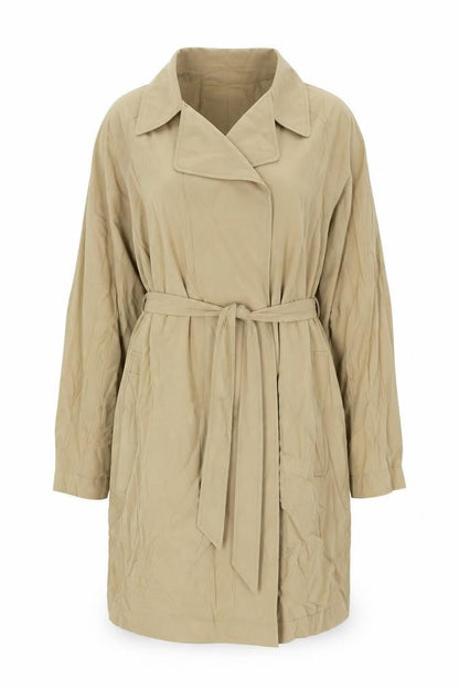 Womens UK Size 14 Marks and Spencer Beige Overcoat