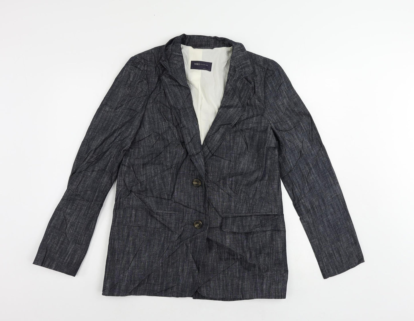 Womens UK Size 8 Marks and Spencer Blue Jacket