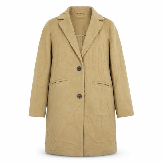 Womens UK Size 14 Marks and Spencer Beige Overcoat