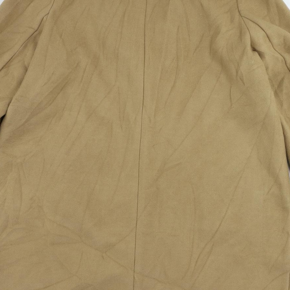 Womens UK Size 14 Marks and Spencer Beige Overcoat