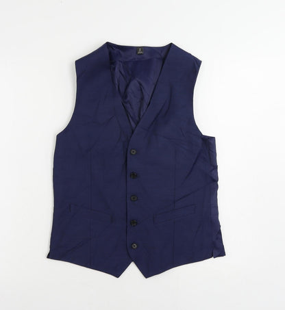 Mens UK Size 38 Marks and Spencer Regular Blue Suit Jacket