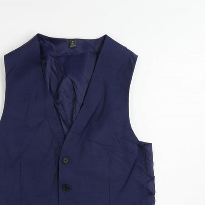 Mens UK Size 38 Marks and Spencer Regular Blue Suit Jacket