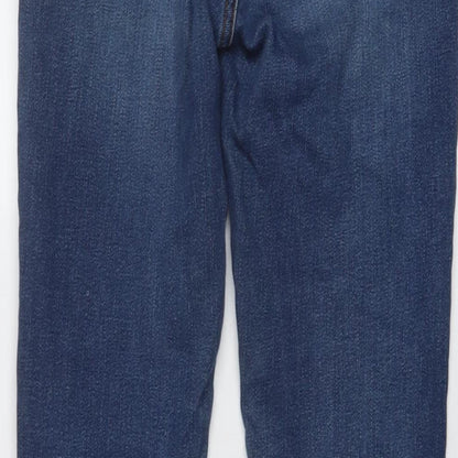 El Ganso Womens Blue Cotton Tapered Jeans Size 10 L30 in Regular Button