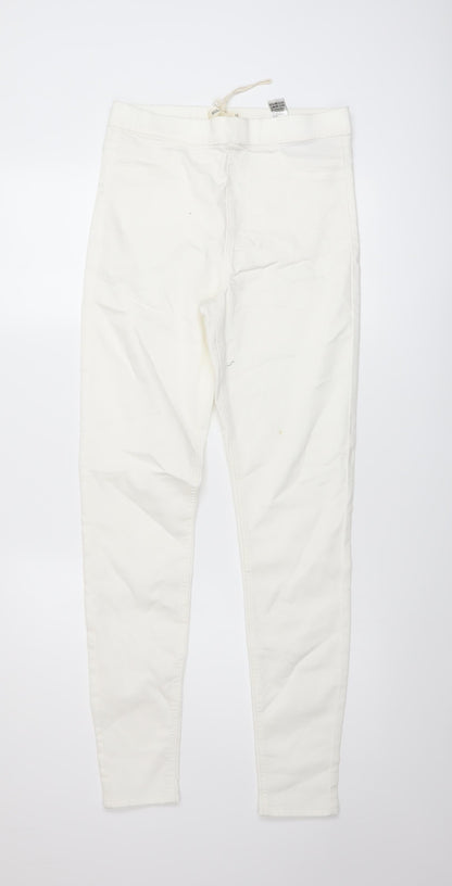 Womens UK Size 10 Marks and Spencer Regular Fit Jegging Ivory Jeans