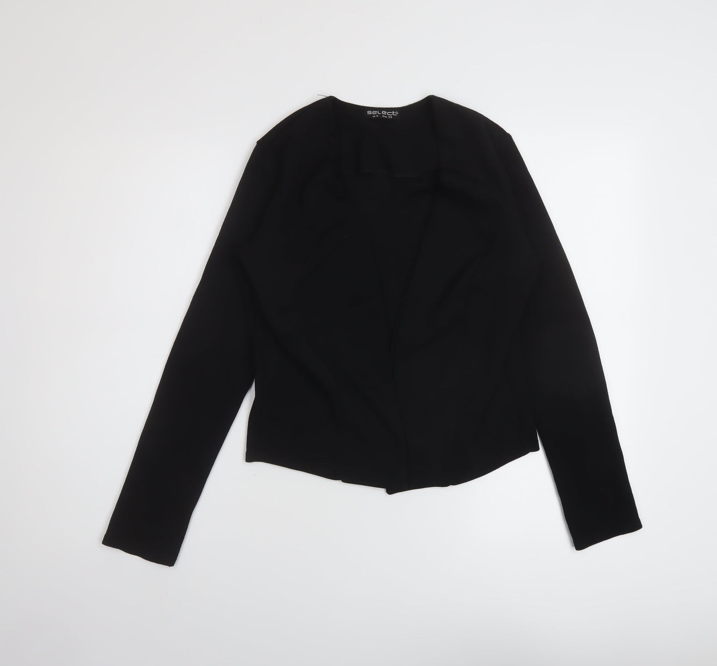 Womens UK Size 10 Select Black Kimono Blouse