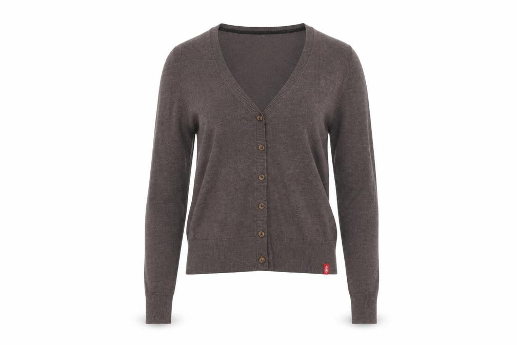 Womens UK Size S EDC Brown Cardigan Jumper