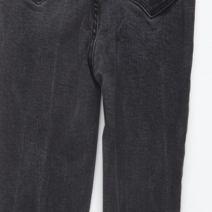 George Womens Black Cotton Skinny Jeans Size 12 L28 in Regular Button