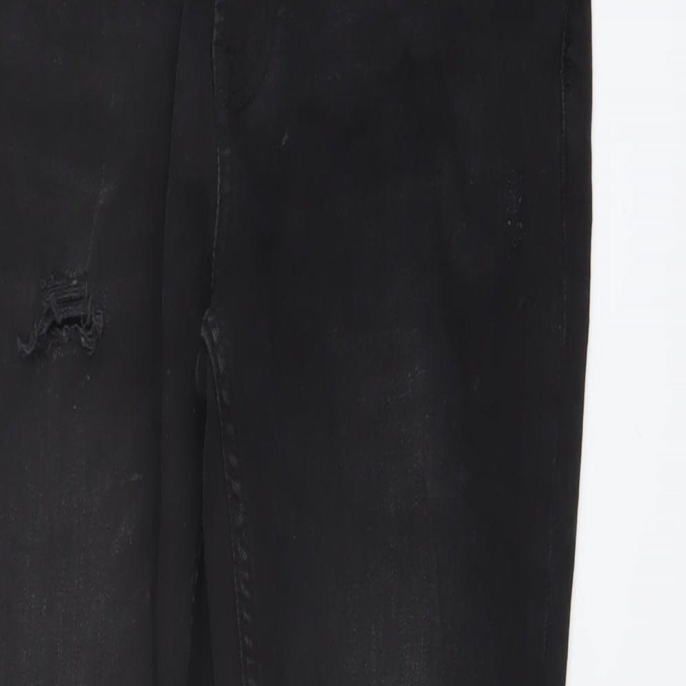 Mens UK Size 30 in ONLY & SONS Regular Fit Skinny Black Jeans