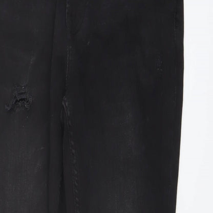 Mens UK Size 30 in ONLY & SONS Regular Fit Skinny Black Jeans