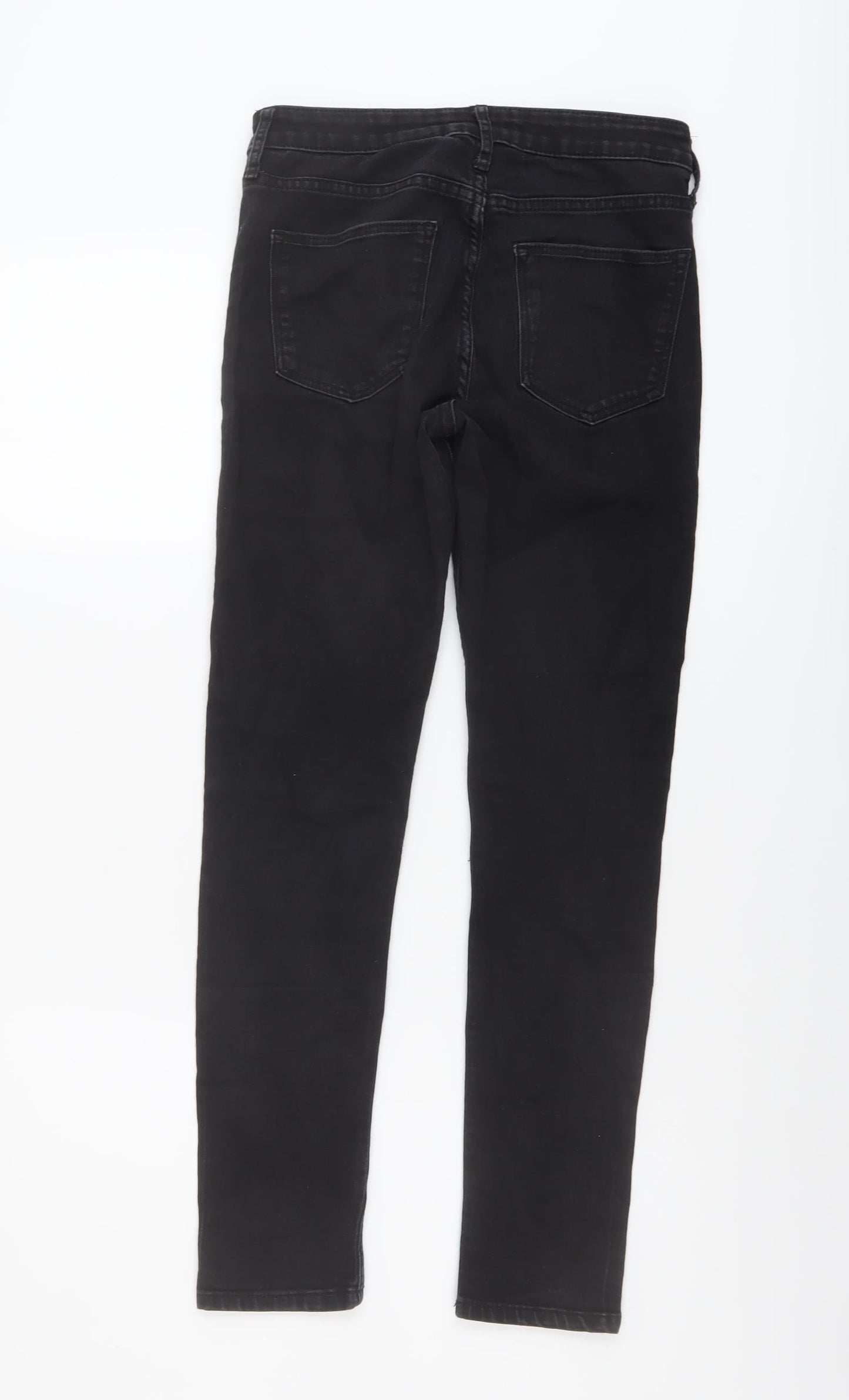 Womens UK Size 27 in H&M Regular Fit Skinny Grey Jeans