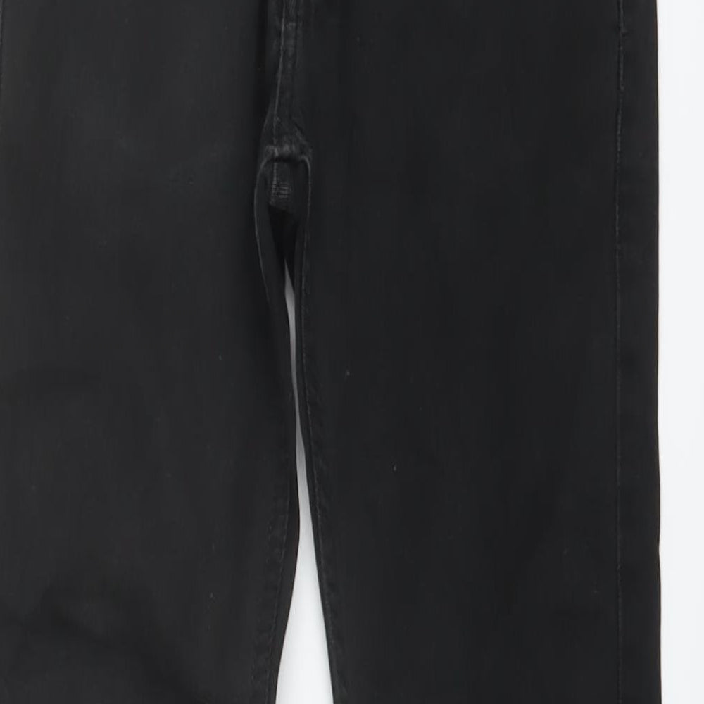 Mens UK Size 28 in Topman Regular Fit Skinny Black Jeans