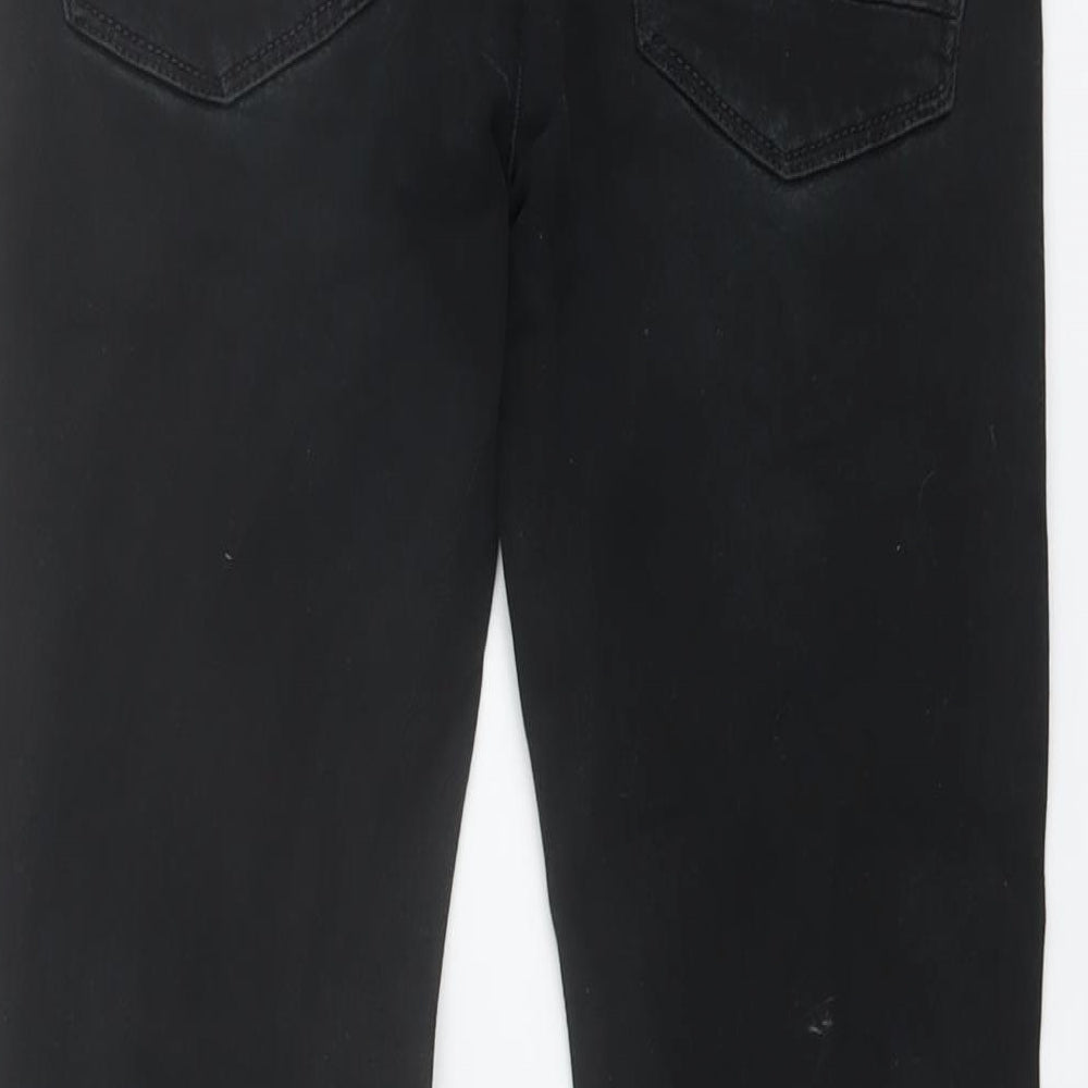 Mens UK Size 28 in Topman Regular Fit Skinny Black Jeans