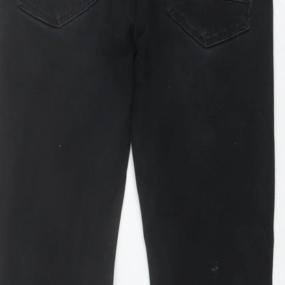 Mens UK Size 28 in Topman Regular Fit Skinny Black Jeans
