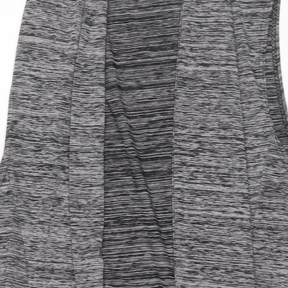 Missi London Womens Grey Gilet Coat Size 10 - Adjustable Buckle Detail