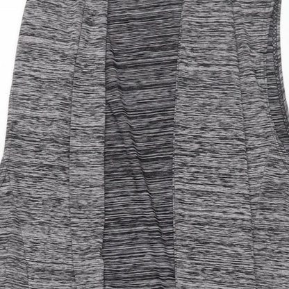Missi London Womens Grey Gilet Coat Size 10 - Adjustable Buckle Detail