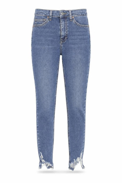 Womens UK Size 26 in Topshop Regular Fit Skinny Blue Jeans