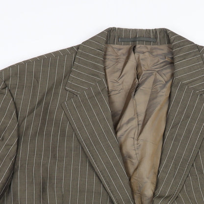 Mens UK Size 44 Boss Regular Brown Suit Jacket