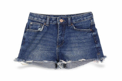 Womens UK Size 10 Denim & Co. Regular Fit Cut-Off Shorts