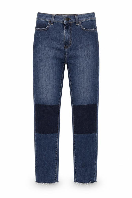 Womens UK Size 8 Marks and Spencer Regular Fit Tapered Blue Jeans