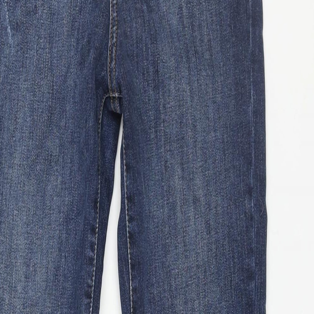 Womens UK Size 8 Marks and Spencer Regular Fit Tapered Blue Jeans