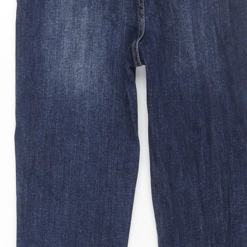 Womens UK Size 8 Marks and Spencer Regular Fit Tapered Blue Jeans