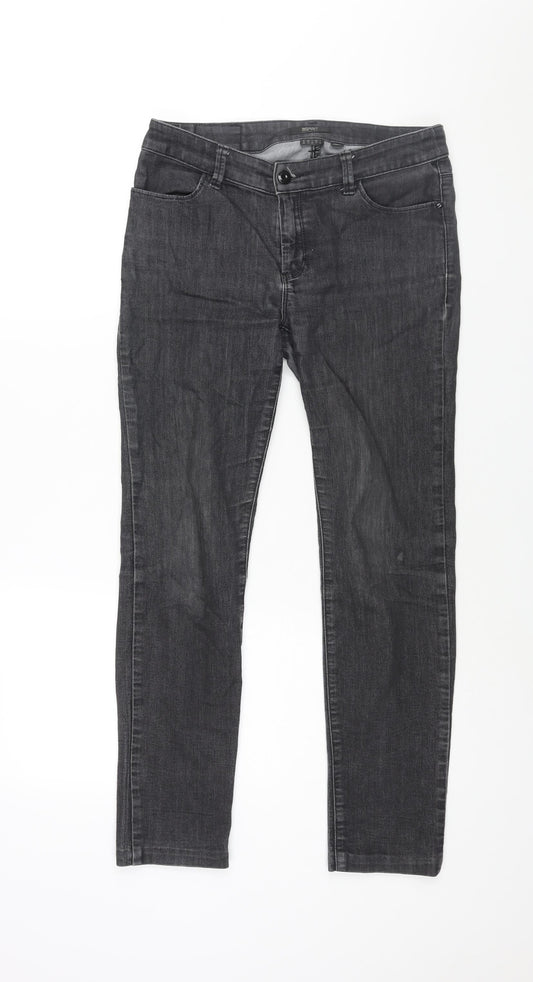 Womens UK Size 10 Esprit Regular Fit Skinny Grey Jeans