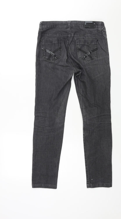 Womens UK Size 10 Esprit Regular Fit Skinny Grey Jeans