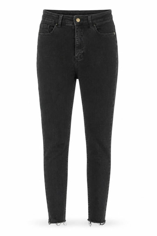 Womens UK Size 8 Bershka Regular Fit Skinny Black Jeans