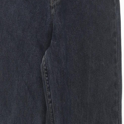 Gap Womens Blue Cotton Tapered Jeans Size 6 L31 in Regular Zip