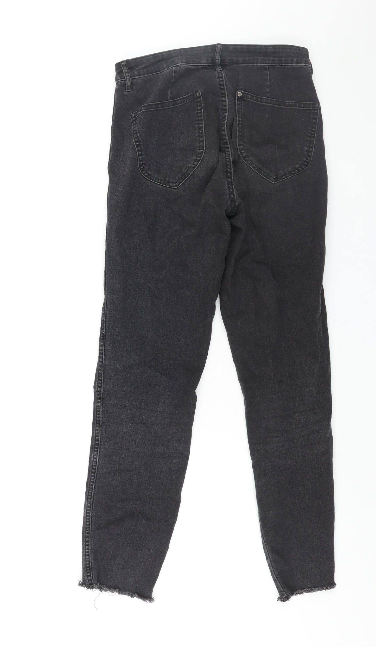 Womens UK Size 28 in H&M Regular Fit Skinny Black Jeans