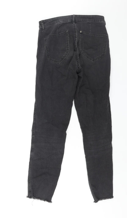 Womens UK Size 28 in H&M Regular Fit Skinny Black Jeans
