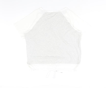 Womens UK Size 16 Marks and Spencer Grey Basic Blouse
