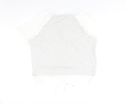 Womens UK Size 16 Marks and Spencer Grey Basic Blouse