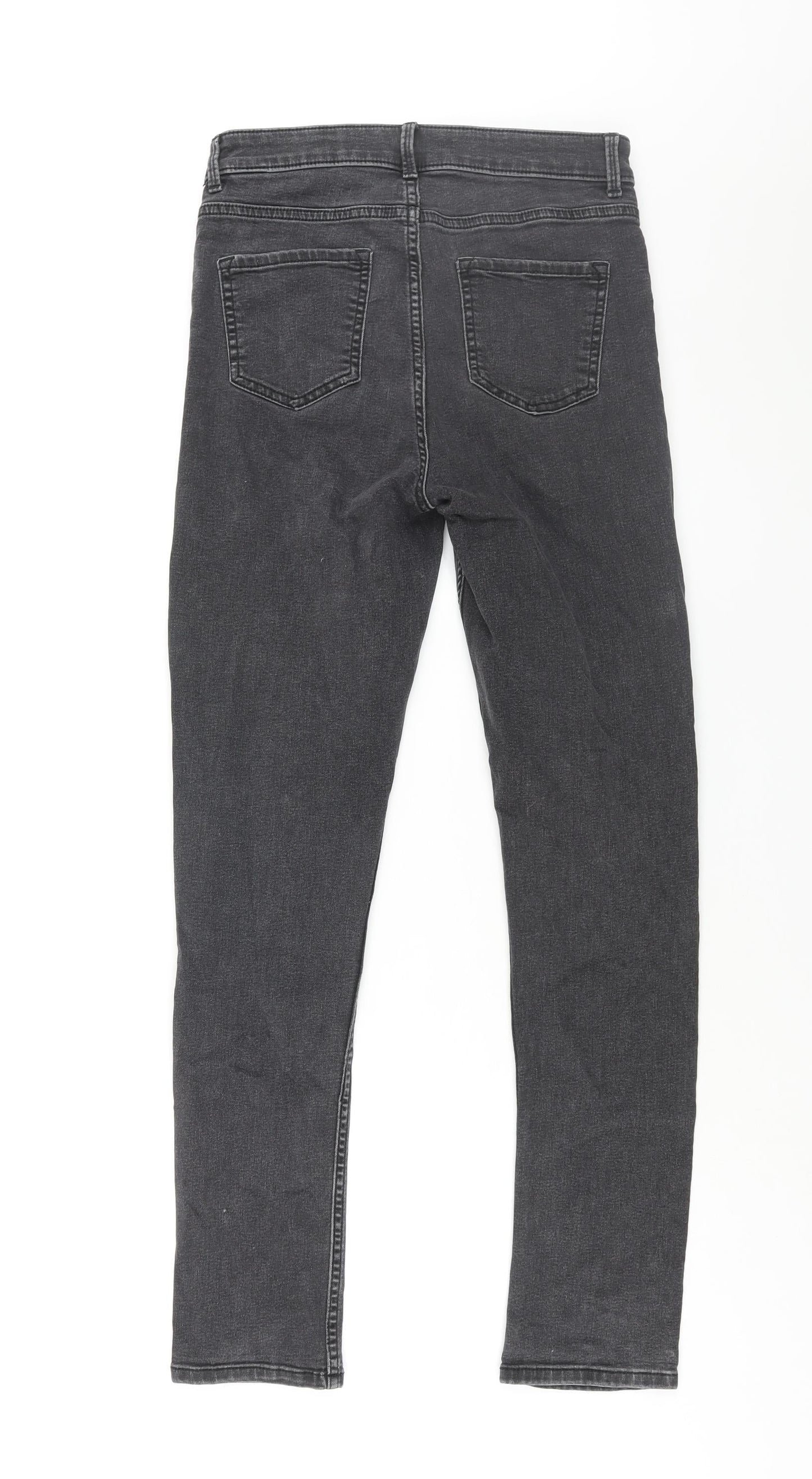 Womens UK Size 10 Marks and Spencer Regular Fit Skinny Grey Jeans