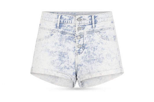 Hollister Womens Blue Cotton Cut-Off Shorts Size 26 in L3 in Regular Zip