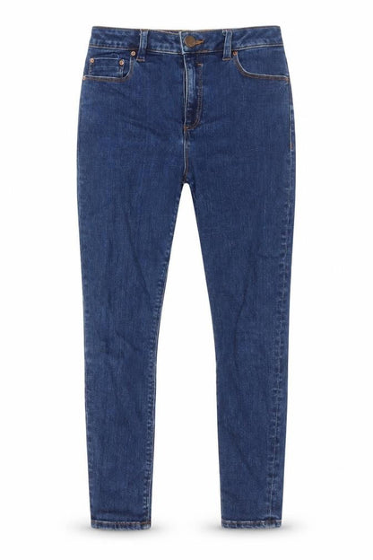 ASOS Mens Blue Cotton Skinny Jeans Size 28 in L28 in Regular Zip