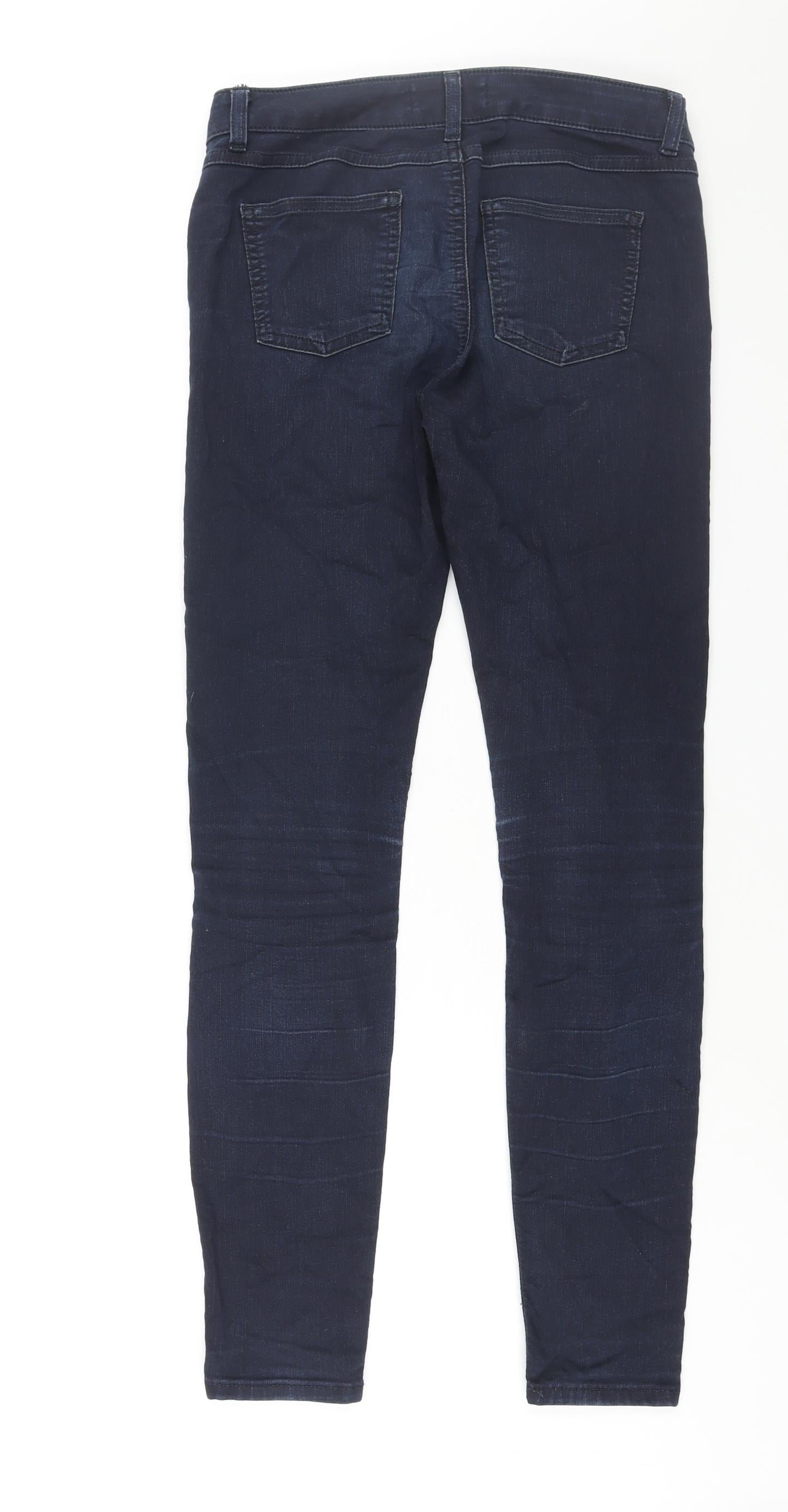 Womens UK Size 10 Marks and Spencer Regular Fit Skinny Blue Jeans