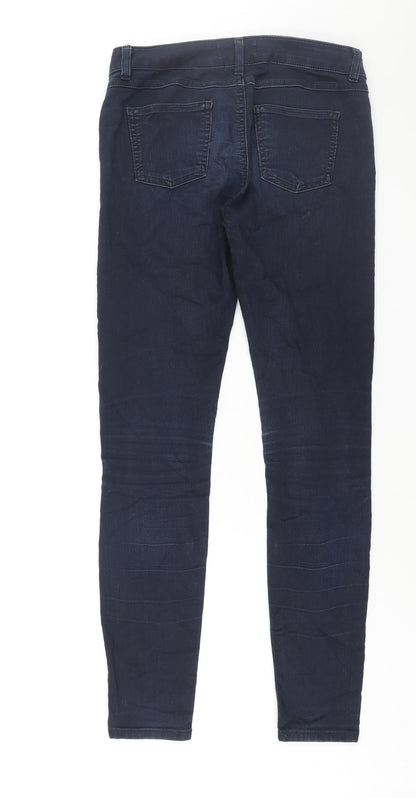 Womens UK Size 10 Marks and Spencer Regular Fit Skinny Blue Jeans