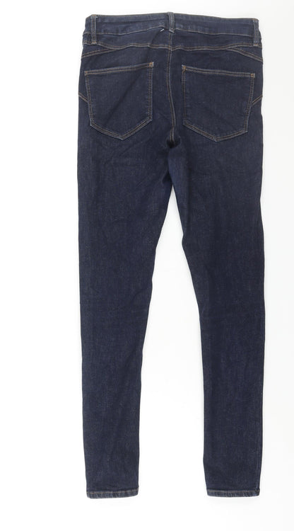 Womens UK Size 8 Marks and Spencer Regular Fit Skinny Blue Jeans