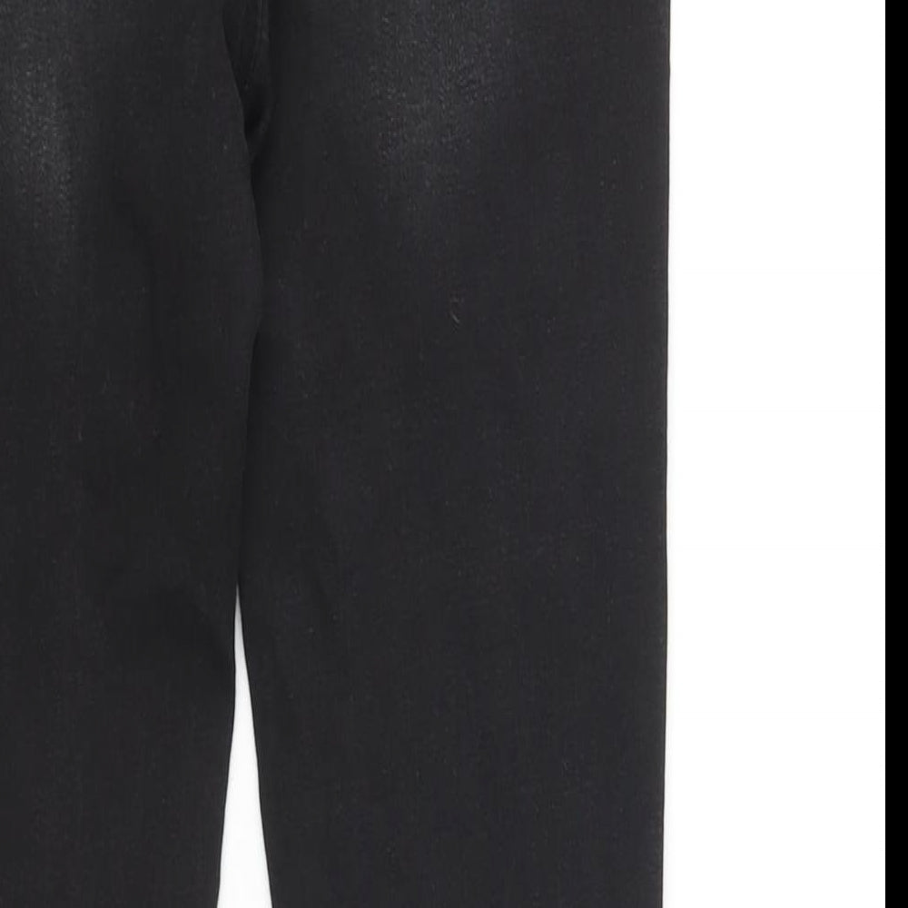 Very Womens Black Cotton Skinny Jeans Size 26 in L26 in Regular Zip