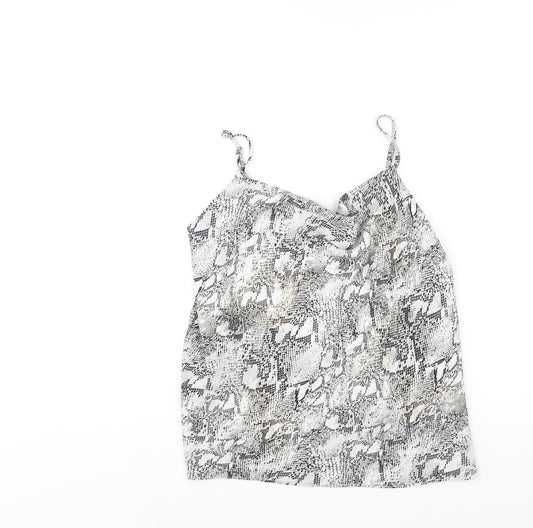 Womens UK Size 10 River Island White Camisole Blouse