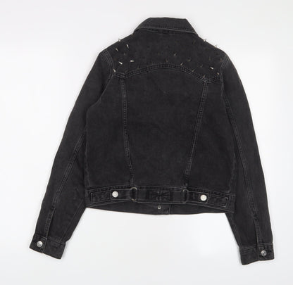 Womens UK Size 8 Topshop Black Jacket