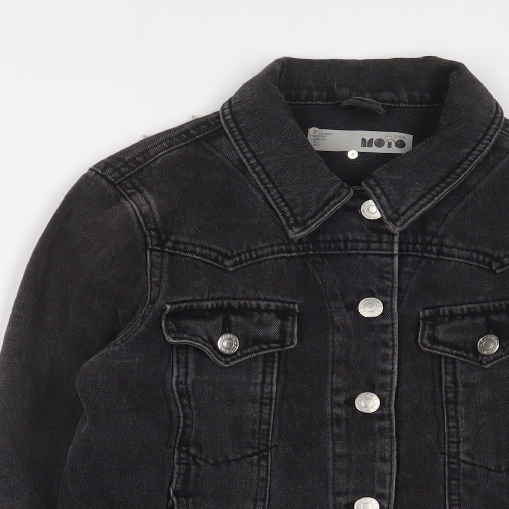 Womens UK Size 8 Topshop Black Jacket
