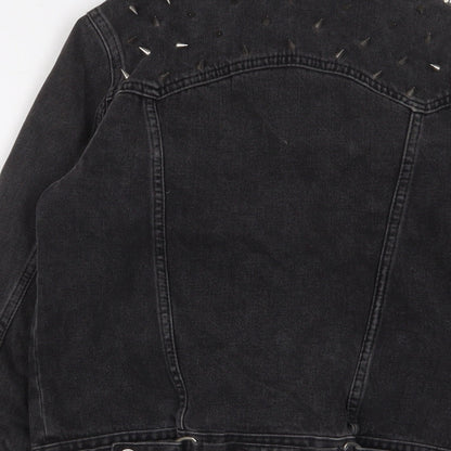 Womens UK Size 8 Topshop Black Jacket