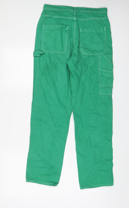 BDG Womens Green Cotton Straight Jeans Size 26 in L29 in Regular Zip